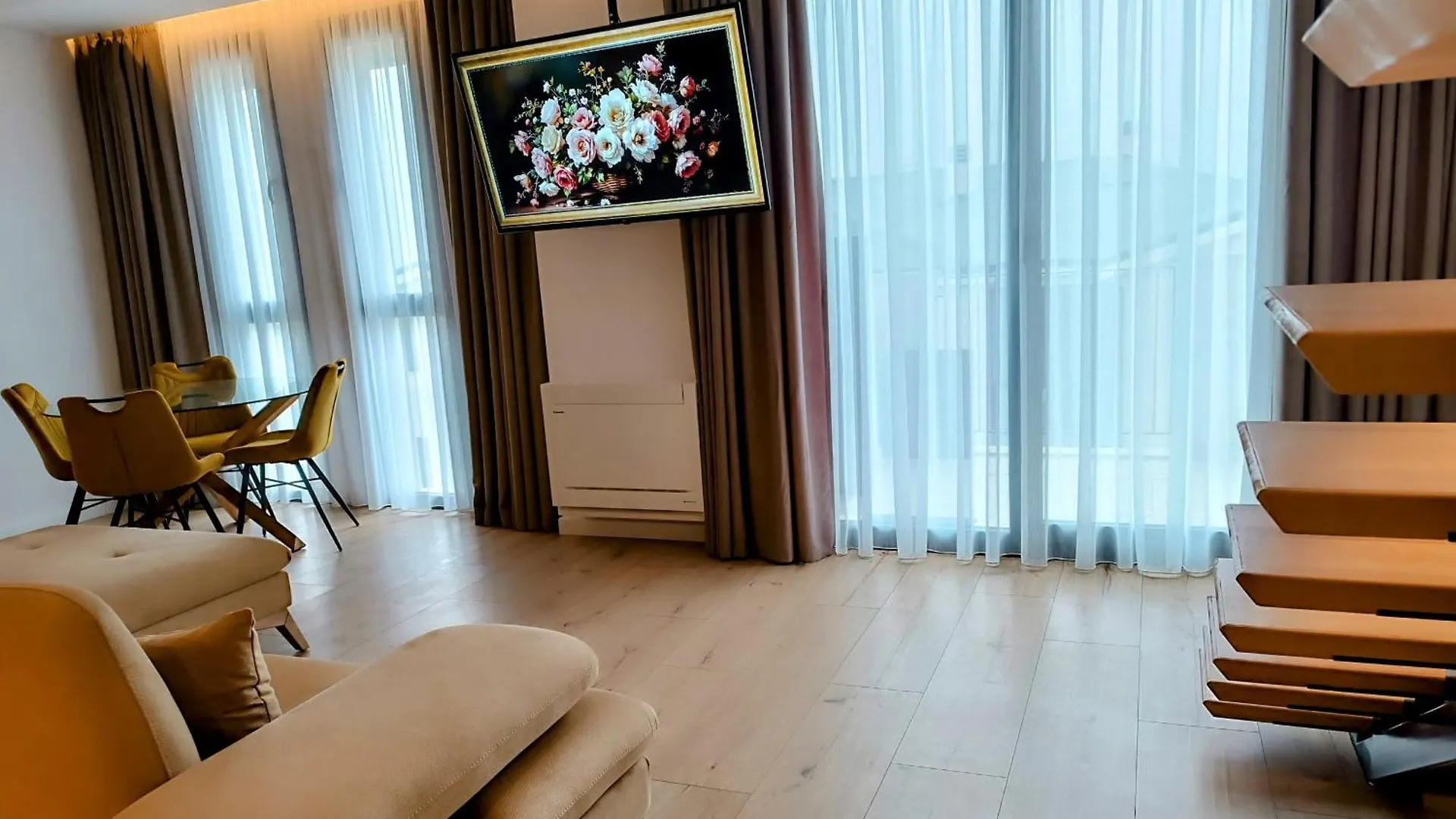 Tirana Sunset Retreat Stylish Loft By The Lake Park Apartment