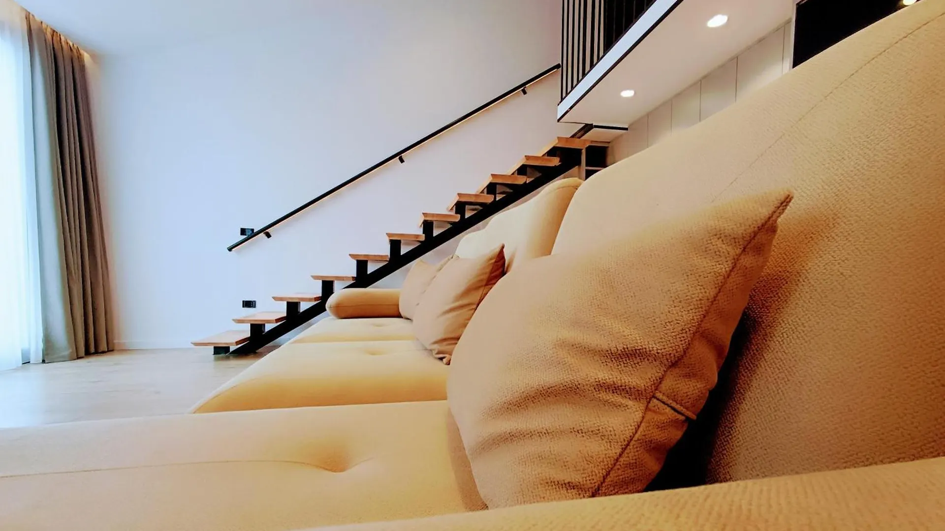 Tirana Sunset Retreat Stylish Loft By The Lake Park Apartment